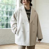 OFF WHITE | エアーメルトンミドルPコート | coen【women】