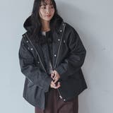 DK.GRAY | 3WAYキルトライナーマウンテンパーカー | coen【women】