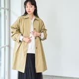 スクエアステンカラーコート | coen【women】 | 詳細画像9 