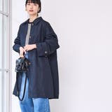 NAVY | スクエアステンカラーコート | coen【women】