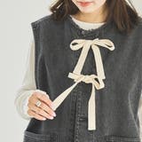 デニムリボンベスト | coen【women】 | 詳細画像15 