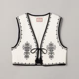 MARKET (マーケット)配色刺繍キルティングベスト | coen【women】 | 詳細画像12