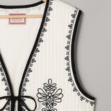 MARKET (マーケット)配色刺繍キルティングベスト | coen【women】 | 詳細画像15