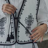 MARKET (マーケット)配色刺繍キルティングベスト | coen【women】 | 詳細画像5