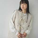 幾何柄キルトリバーシブルベスト | coen【women】 | 詳細画像1