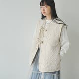 幾何柄キルトリバーシブルベスト | coen【women】 | 詳細画像12
