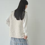 幾何柄キルトリバーシブルベスト | coen【women】 | 詳細画像13