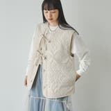 幾何柄キルトリバーシブルベスト | coen【women】 | 詳細画像14