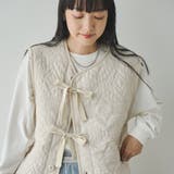 幾何柄キルトリバーシブルベスト | coen【women】 | 詳細画像15
