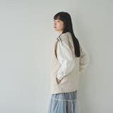 幾何柄キルトリバーシブルベスト | coen【women】 | 詳細画像16