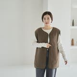 幾何柄キルトリバーシブルベスト | coen【women】 | 詳細画像27