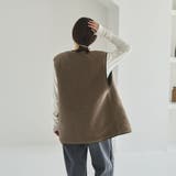 幾何柄キルトリバーシブルベスト | coen【women】 | 詳細画像28