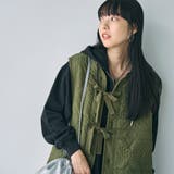 幾何柄キルトリバーシブルベスト | coen【women】 | 詳細画像3