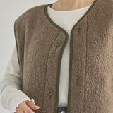 幾何柄キルトリバーシブルベスト | coen【women】 | 詳細画像30