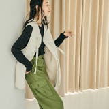 幾何柄キルトリバーシブルベスト | coen【women】 | 詳細画像33