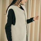 幾何柄キルトリバーシブルベスト | coen【women】 | 詳細画像36