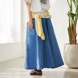 【WEB限定】Dickies(ディッキーズ)イージーフレアスカート(デニム) | coen【women】 | 詳細画像1
