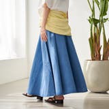 【WEB限定】Dickies(ディッキーズ)イージーフレアスカート(デニム) | coen【women】 | 詳細画像3