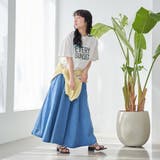 【WEB限定】Dickies(ディッキーズ)イージーフレアスカート(デニム) | coen【women】 | 詳細画像5