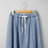 コットンレーヨンデニムパネルフレアスカート | coen【women】 | 詳細画像28 