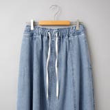 コットンレーヨンデニムパネルフレアスカート | coen【women】 | 詳細画像31 