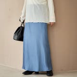 サテンAラインスカート | coen【women】 | 詳細画像15