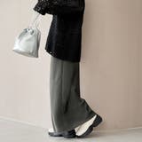 サテンAラインスカート | coen【women】 | 詳細画像3