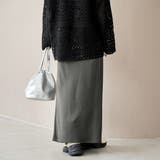 サテンAラインスカート | coen【women】 | 詳細画像4