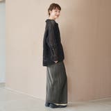 サテンAラインスカート | coen【women】 | 詳細画像6