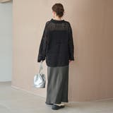 サテンAラインスカート | coen【women】 | 詳細画像7