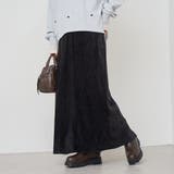 楊柳ベロアナロースカート | coen【women】 | 詳細画像1