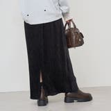 楊柳ベロアナロースカート | coen【women】 | 詳細画像4