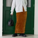 MUSTARD | 楊柳ベロアナロースカート | coen【women】