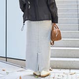 【WEB限定・DISCUS(ディスカス)】 裏毛ナロースカート | coen【women】 | 詳細画像10