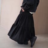 ウールライクガーゼティアードスカート | coen【women】 | 詳細画像10 