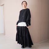 ウールライクガーゼティアードスカート | coen【women】 | 詳細画像12 