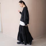 ウールライクガーゼティアードスカート | coen【women】 | 詳細画像13 