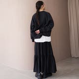 ウールライクガーゼティアードスカート | coen【women】 | 詳細画像14 