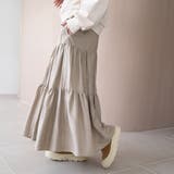 ウールライクガーゼティアードスカート | coen【women】 | 詳細画像16 