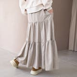 ウールライクガーゼティアードスカート | coen【women】 | 詳細画像17 