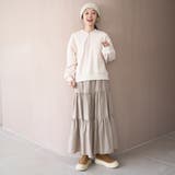 ウールライクガーゼティアードスカート | coen【women】 | 詳細画像18 