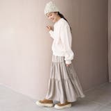 ウールライクガーゼティアードスカート | coen【women】 | 詳細画像19 