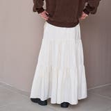 ウールライクガーゼティアードスカート | coen【women】 | 詳細画像4 