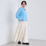 ウールライクガーゼティアードスカート | coen【women】 | 詳細画像7 