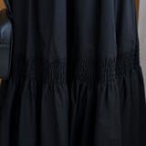 コットンタイプライター シャーリングティアードスカート | coen【women】 | 詳細画像12 