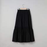 コットンタイプライター シャーリングティアードスカート | coen【women】 | 詳細画像14 