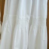 コットンタイプライター シャーリングティアードスカート | coen【women】 | 詳細画像6 