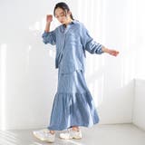 リネンレーヨンティアードスカート | coen【women】 | 詳細画像8 