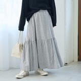 その他2 | リネンレーヨンティアードスカート | coen【women】