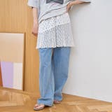 切替デザイン レースレイヤードスカート | coen【women】 | 詳細画像5